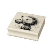Süßer Weihnachtsigel Gummistempel (Stempel)