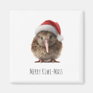 Süßer Weihnachtskiwi, individuell Magnet