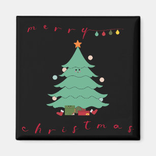 Süßer Weihnachtsmagnet   Kawaii-Weihnachtsbaum Magnet