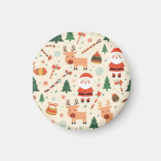 Süßer Weihnachtsmagnet Magnet (Vorne)