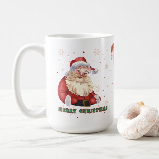 Süßer Weihnachtsmann 0,45 l Tasse (Mit Donut)