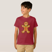 süßer Weihnachtsmann aus Lebkuchen T-Shirt (Vorne ganz)