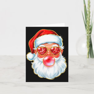 Süßer Weihnachtsmann-Bubble-Gum für Frauen, jugend Karte