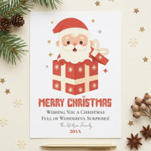 Süßer Weihnachtsmann Frohe Weihnachten Individuell