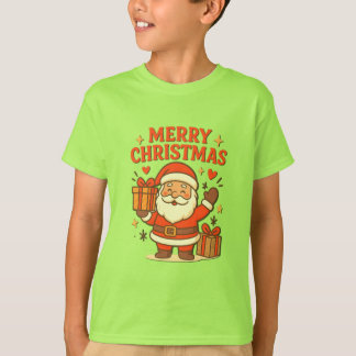 Süßer Weihnachtsmann - Frohe Weihnachten T-Shirt