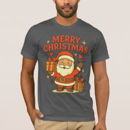 Süßer Weihnachtsmann - Frohe Weihnachten T-Shirt