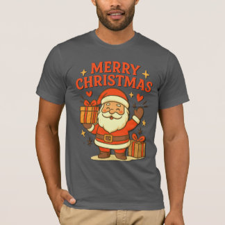 Süßer Weihnachtsmann - Frohe Weihnachten T-Shirt