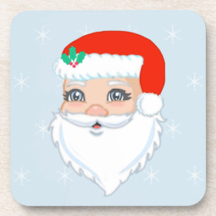 Süßer Weihnachtsmann Getränkeuntersetzer