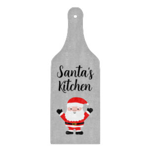 Süßer Weihnachtsmann-Glas-Schneidbrett-Weihnachtsg Schneidebrett