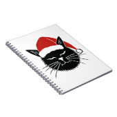 Süßer Weihnachtsmann-Katzenliebhaber-Weihnachten-M Notizblock (Rechte Seite)