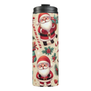 Süßer Weihnachtsmann & Rentier-Feiertags-Tumblr – Thermosbecher