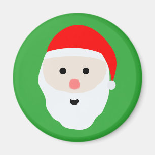 Süßer Weihnachtsmann-Rundmagnet Magnet