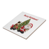 Süßer Weihnachtsmann Weihnachten Fliese (Seite)