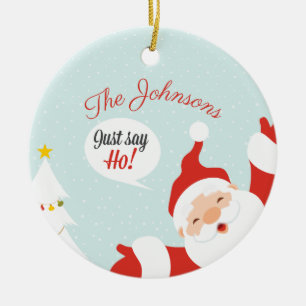 Süßer Weihnachtsmann Weihnachten Keramik Ornament