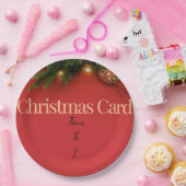Süßer Weihnachtsmann-Weihnachts-Teller – Festliche Pappteller (Party)