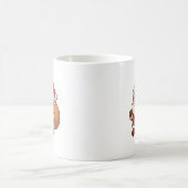 Süßer Weihnachtsmann-Weihnachtsbecher Kaffeetasse (Mittel)