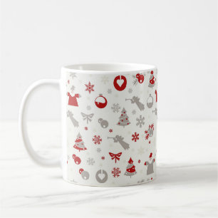 Süßer Weihnachtsmann Weihnachtsfeiertagsmuster Kaffeetasse