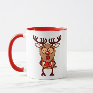 Süßer Weihnachtsren-Gesang Tasse