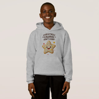 Süßer Weihnachtsstern-Keks-Aufkleber Hoodie