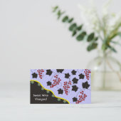 Süßer Wein Weinkeller Business Cards Visitenkarte (Stehend Vorderseite)