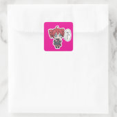 Süßer weinender Chibi Teto Aufkleber (Tasche)