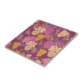 Süßer Weinrebemusterhintergrund Fliese (Seite)