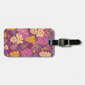 Süßer Weinrebemusterhintergrund Gepäckanhänger (Vorderseite horizontal)