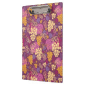 Süßer Weinrebemusterhintergrund Klemmbrett (Links)