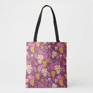 Süßer Weinrebemusterhintergrund Tasche