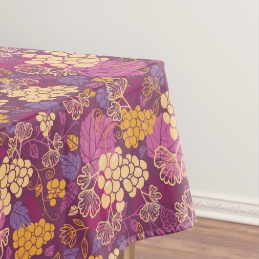 Süßer Weinrebemusterhintergrund Tischdecke (Beispiel)