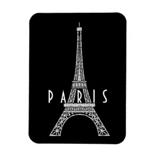 Süßer weißer Frankreich Paris Eiffelturm Magnet