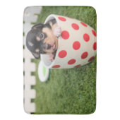 Süßer Welpe Badematte (Vorderseite Vertikal)