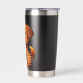 Süßer Welpe & Biene Thermobecher (Links)