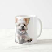 Süßer Welpe für Ihre Kaffeetasse (VorderseiteRechts)
