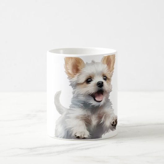 Süßer Welpe für Ihre Kaffeetasse (Mittel)