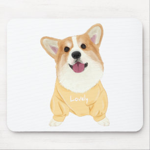 Süßer Welpe Hund Geschenk Cartoon Pembroke Welsh C Mousepad
