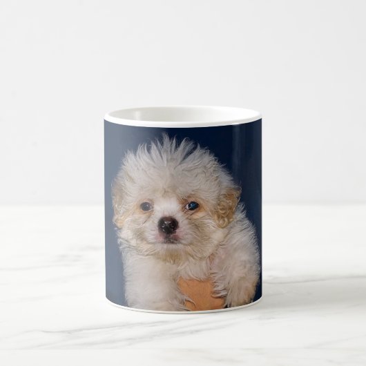 süßer Welpe Kaffeetasse (Mittel)