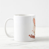Süßer Welpe, kleines großes Herz Kaffeetasse (Links)