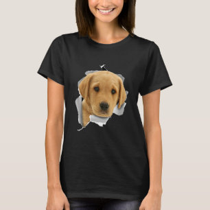 Süßer Welpe Labrador Hund Gesicht Labrador Hund T-Shirt