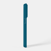 Süßer Welpe, mittel dunkelblau iPhone Hülle (Rechte Seite)