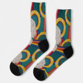 Süßer Welpe Socken (Linkes Detail)