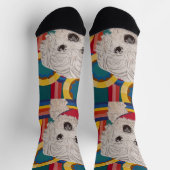 Süßer Welpe Socken (Oben)