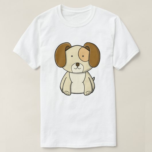 Süßer Welpe T-Shirt (Design vorne)