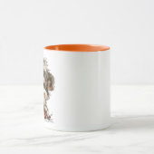 Süßer Welpe Tasse (Zentrum)