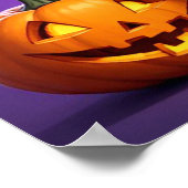 Süßer Welpen-Hexenhut Halloween 🐶 Poster (Ecke)