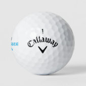 Süßer Welpen-Kaffeeernte Golfball (Logo)