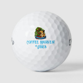Süßer Welpen-Kaffeeernte Golfball