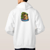 Süßer Welpen-Kaffeeernte Hoodie (Rückseite)