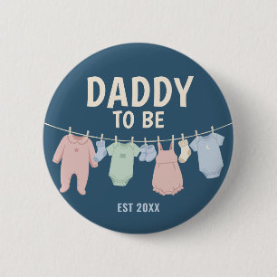 Süßer werdender Papa, benutzerdefinierte Babyparty Button