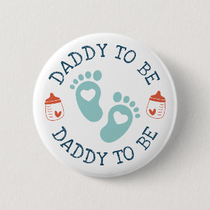Süßer werdender Papa, benutzerdefinierte Babyparty Button